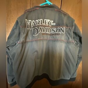 Harley-Davidson Men's Gray Bomber Jacket